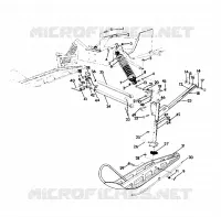FRONT SUSPENSION AND SKI WIDETRAK (4921302130015A)