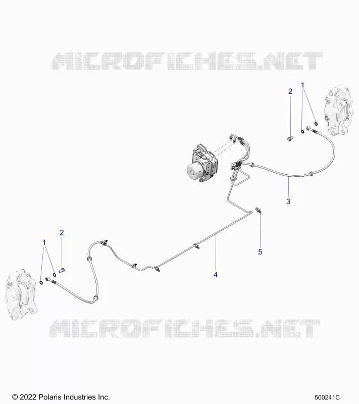 VORDERBREMSE BRAKE LINE