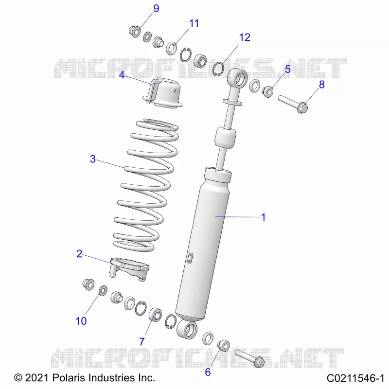 SUSPENSION, FRONT SHOCK