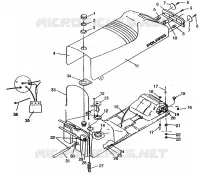 SITZ   GASBEHÄLTER ASSEMBLY RXL TOURING E940869 (49274327430003)