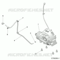 DRIVE TRAIN, FRONT GEARCASE MOUNTING