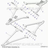 FRONT SUSPENSION CONTROL ARMS