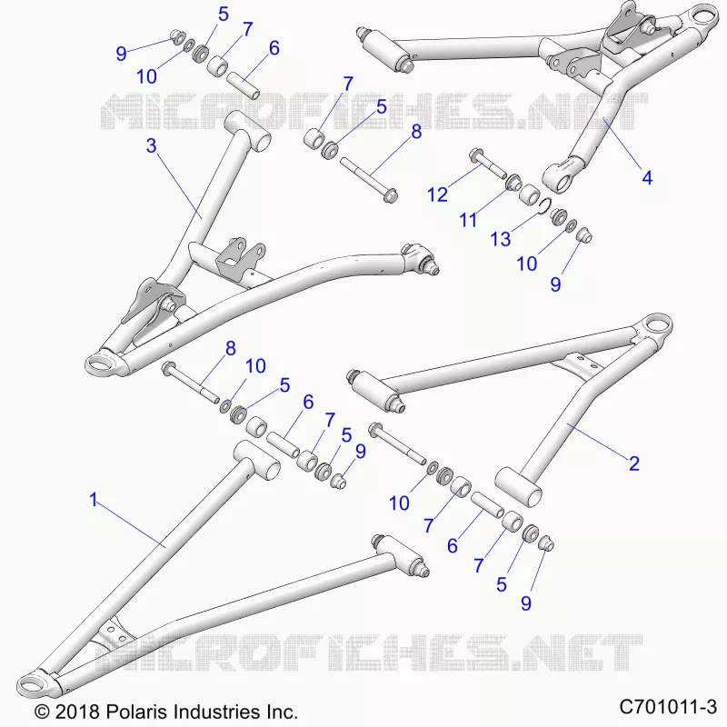 FRONT SUSPENSION CONTROL ARMS