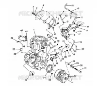 MOTORAUFHÄNGUNG Magnum 2x4 W957544 (4926852685A009)