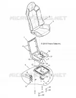 SITZ ASM. AND SLIDER