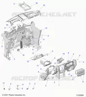 INSTRUMENTENTAFEL AND FRONT CLOSEOFF