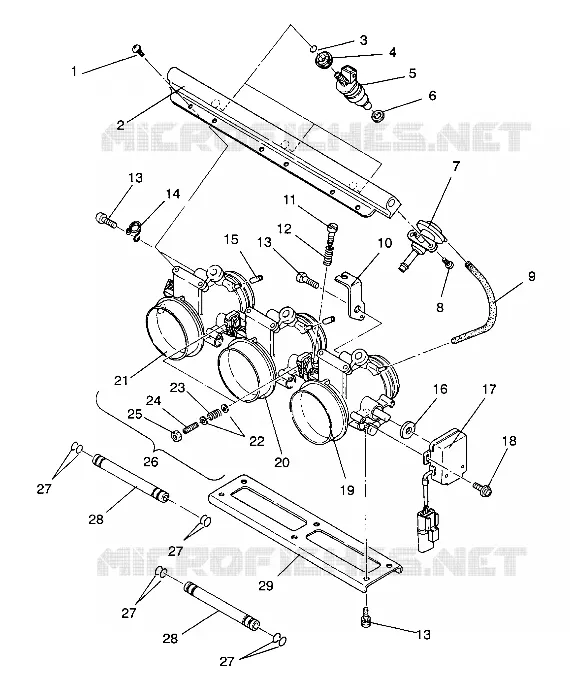 DROSSELN ASSEMBLY RXL / 0930768 and RXL SKS / 0930568 (4922992299033A)