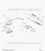 ENGINE, AUSPUFFKLAPPE ASM. AND ACTUATOR