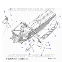 CHASSIS, CLUTCH GUARD/FOOTRESTS/RUNNING BOARDS