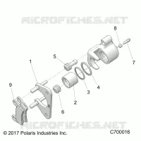 HINTERBREMSE CALIPER