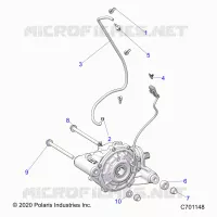 ANTRIEB, FRONT GEARCASE MOUNTING