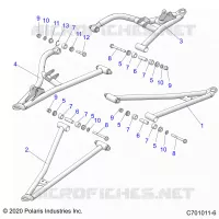 FRONT SUSPENSION CONTROL ARMS