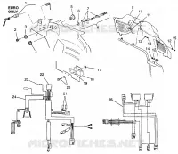 Konsolen   KABELSTRANG ULTRA SPX 0975678, ULTRA SPX SE H975678 and EUROPE (4939533953A010)