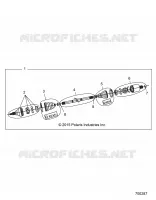 DRIVE TRAIN, FRONT ACHSWELLE