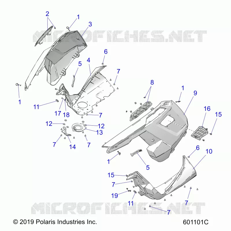BODY, FENDERS & SIDE PANELS