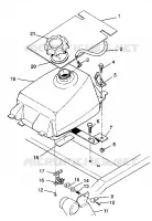 TANK ASSEMBLY 6X6 350L S938739 (4924362436008A)