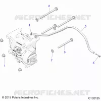 ANTRIEB, GEARCASE MOUNTING, REAR
