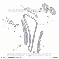 CAM CHAIN AND TENSIONER