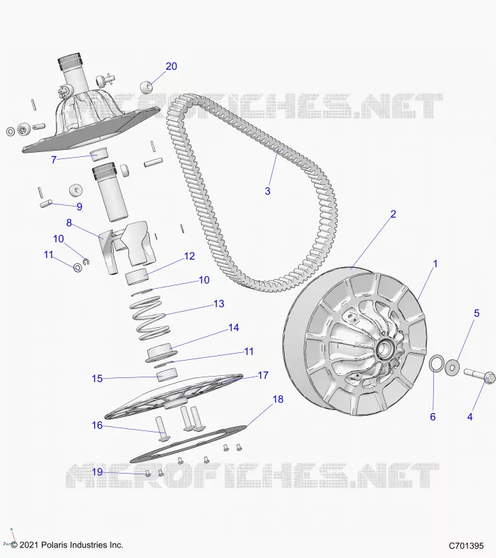ANTRIEB, SECONDARY CLUTCH