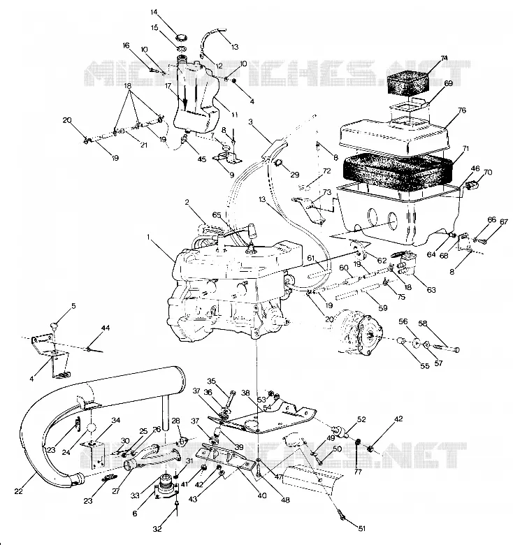 MOTORAUFHÄNGUNG SuperTrak (4919291929015A)