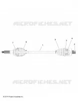 DRIVE TRAIN, HINTEN DRIVE SHAFT (TO 7/3/2017)