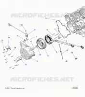 ENGINE, STATOR AND FLYRAD
