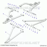 FRONT SUSPENSION CONTROL ARMS