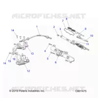 ENGINE, AUSPUFFKLAPPE ASM. AND ACTUATOR