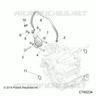 DRIVE TRAIN, MAIN GEARCASE MOUNTING