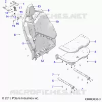 SITZ ASM., REAR, STANDARD