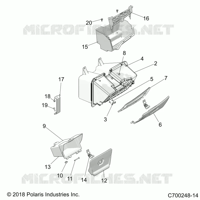 INSTRUMENTENTAFEL STORAGE