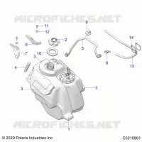 KRAFTSTOFFSYSTEM, FUEL TANK ASM.