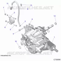 ANTRIEB, MAIN GEARCASE MOUNTING