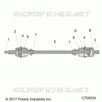 ANTRIEB, FRONT HALF SHAFT