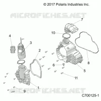 ENGINE, GENERATOR  COVER HVAC