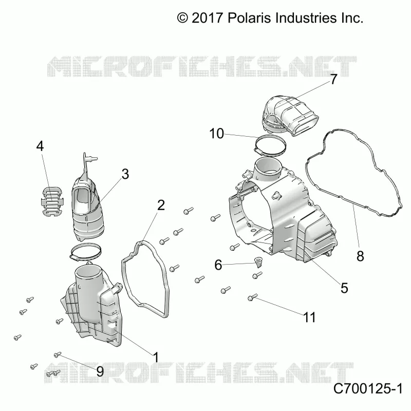 ENGINE, GENERATOR  COVER HVAC