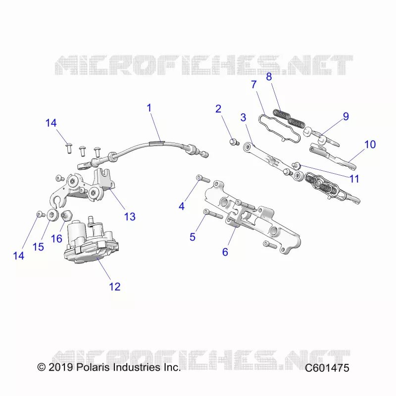 ENGINE, AUSPUFFKLAPPE ASM. AND ACTUATOR