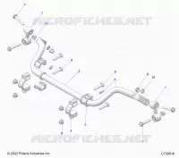 SUSPENSION, REAR, STABILISATORSTANGE