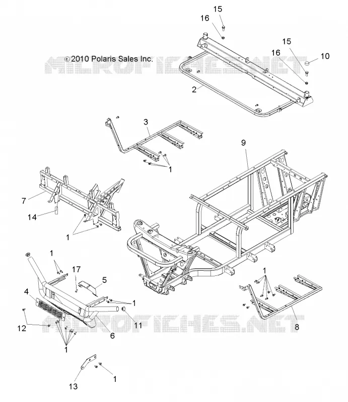 CHASSIS, RAHMEN AND FRONT BUMPER