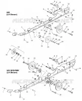 Schienen-Montage (SUSPENSION) 500 0972764,  EUROPEAN 500 E972764, 500 SKS 0972 (4938393839C002)