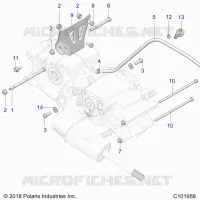 DRIVE TRAIN, MAIN GEARCASE MOUNTING