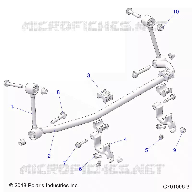 SUSPENSION, FRONT STABILISATORSTANGE- Z21NAM99AG (C701006-3)