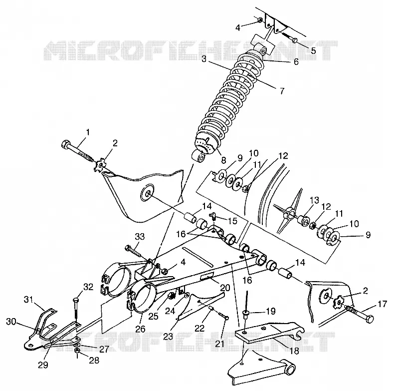 Schwingarm   SCHOCK Sportsman 400L W97AC38C (4939673967C003)
