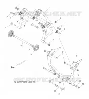 Aufhängung hinten CRANK