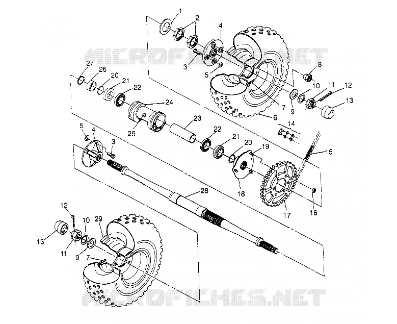 HECKANTRIEB ASSEMBLY Sport 400L W948540 (4927232723C001)