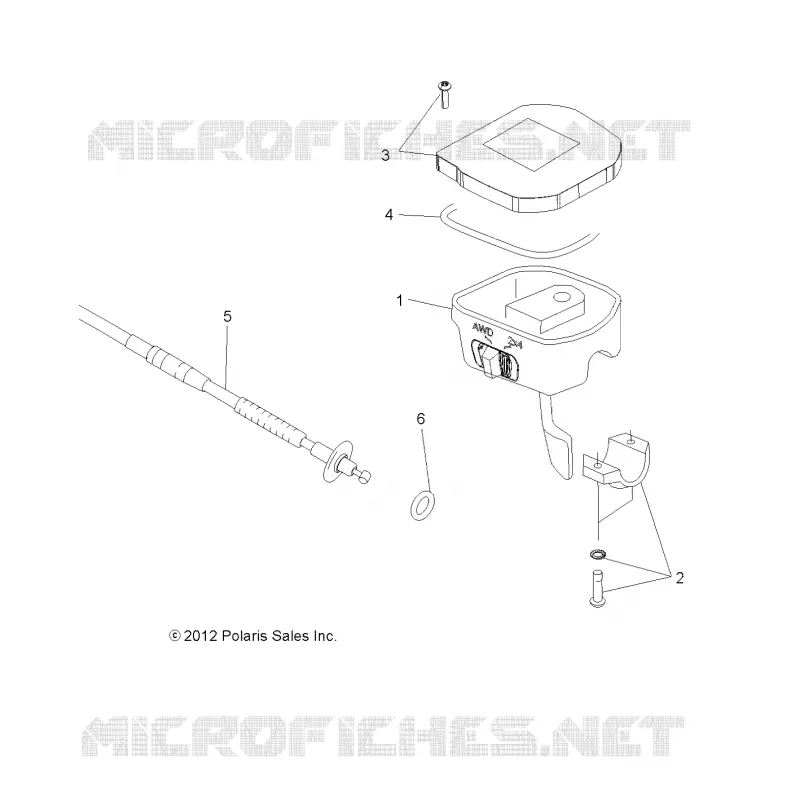 LENKUNG, CONTROLS, THROTTLE ASM. AND CABLE