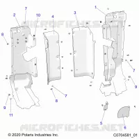 KAROSSERIE HINTEN CLOSEOFF, SIDE PANELS