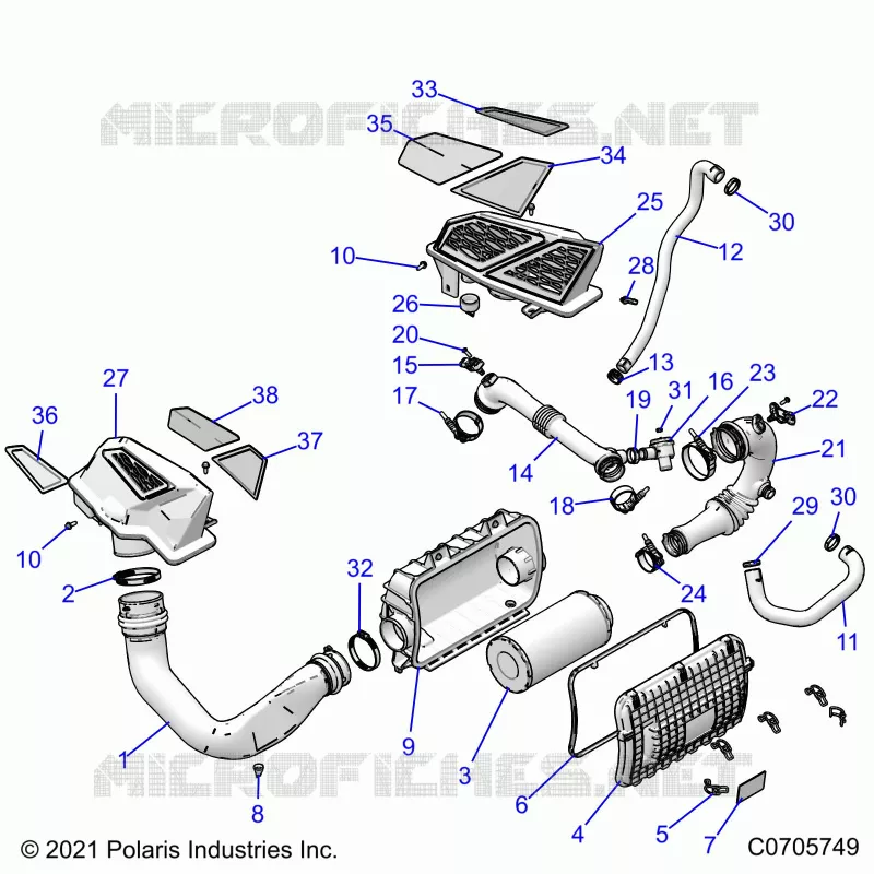 ENGINE, LUFTEINLASS SYSTEM