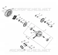 ENGINE, KURBELWELLE AND PISTON