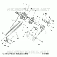 SUSPENSION, HINTER DREHMOMENTARM